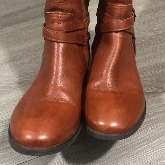 Marc Fisher “Alexis” Brown Leather Round Toe Boots size 9.5 - Picture 5 of 13